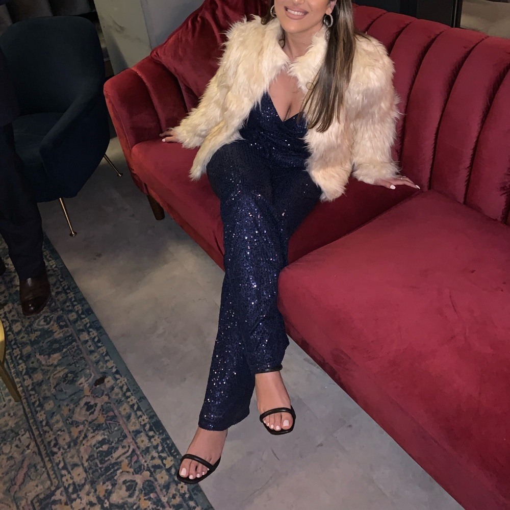 Can’t hide the shine jumpsuit!! Worn once. Perfect condition.